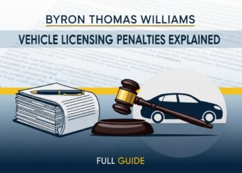 Byron Thomas Williams Vehicle Licensing Penalties