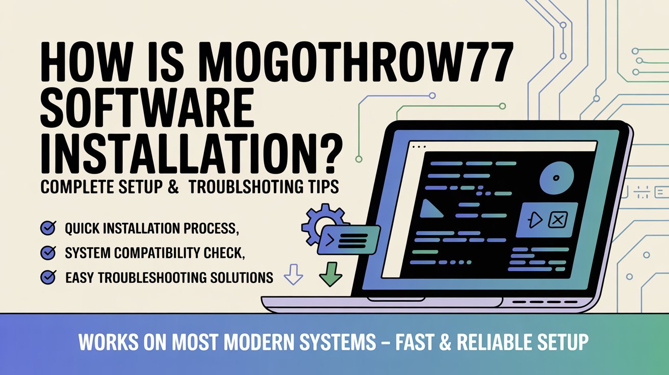 How Is Mogothrow77 Software Installation?