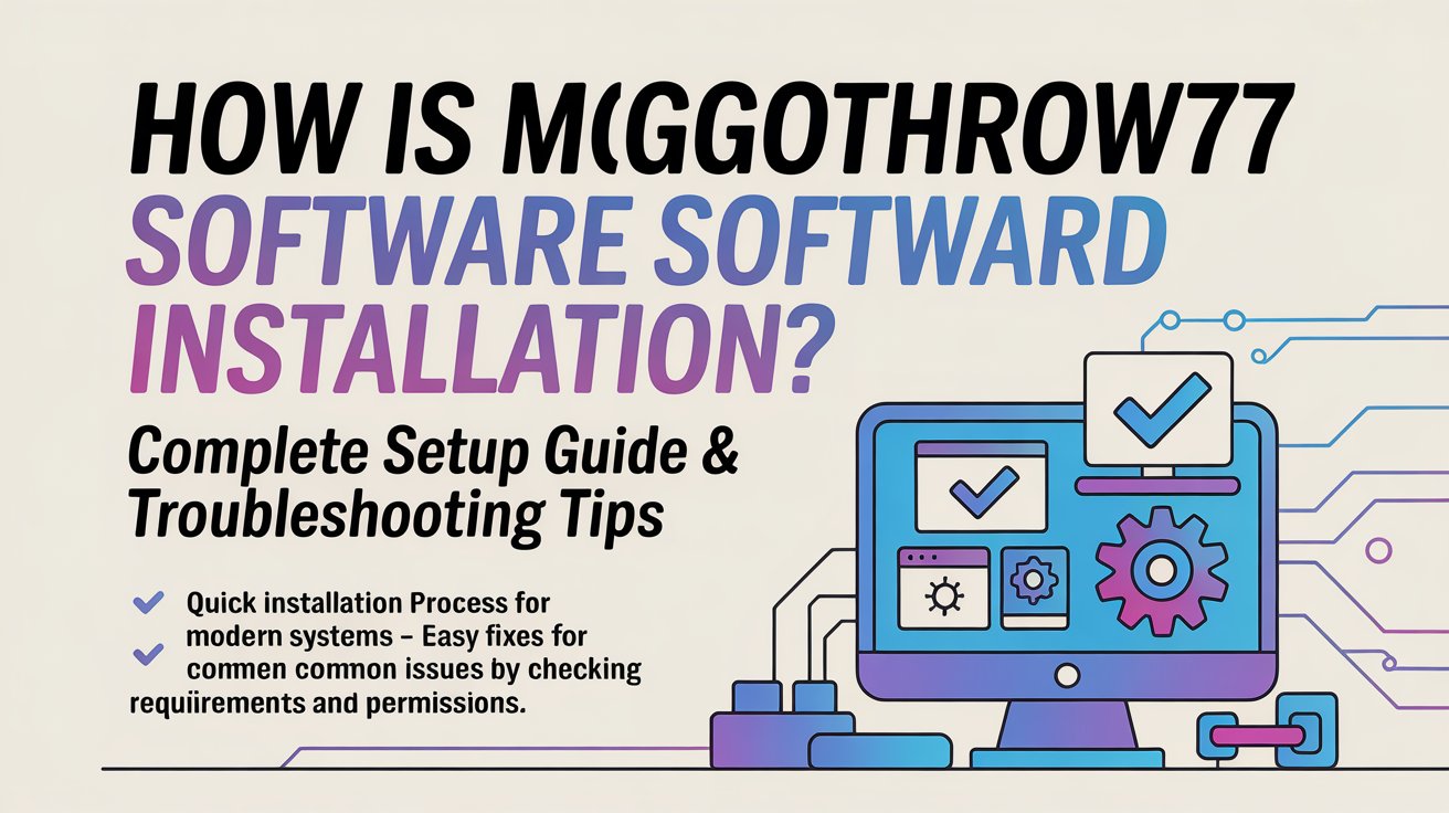 How Is Mogothrow77 Software Installation?
