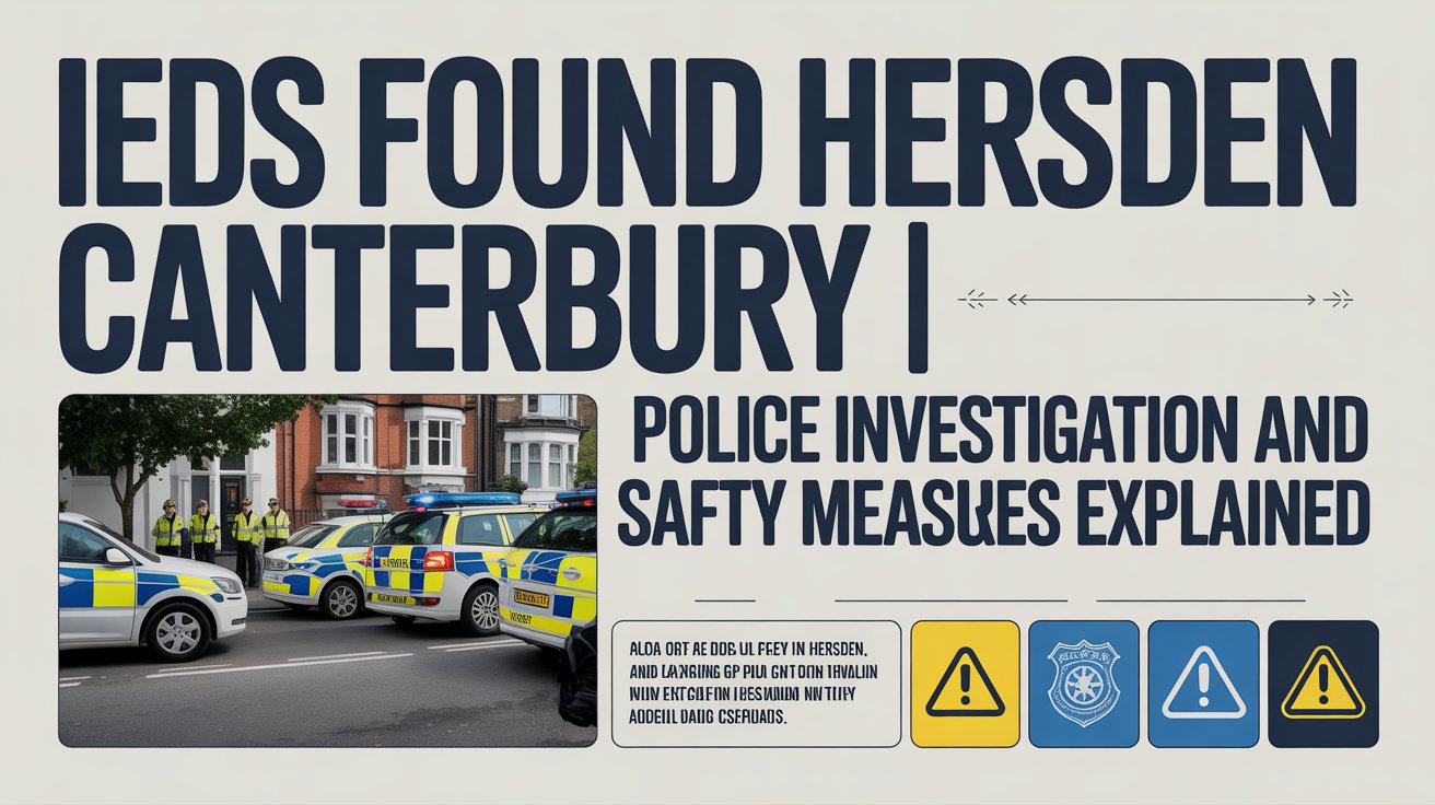 IEDs Found Hersden Canterbury