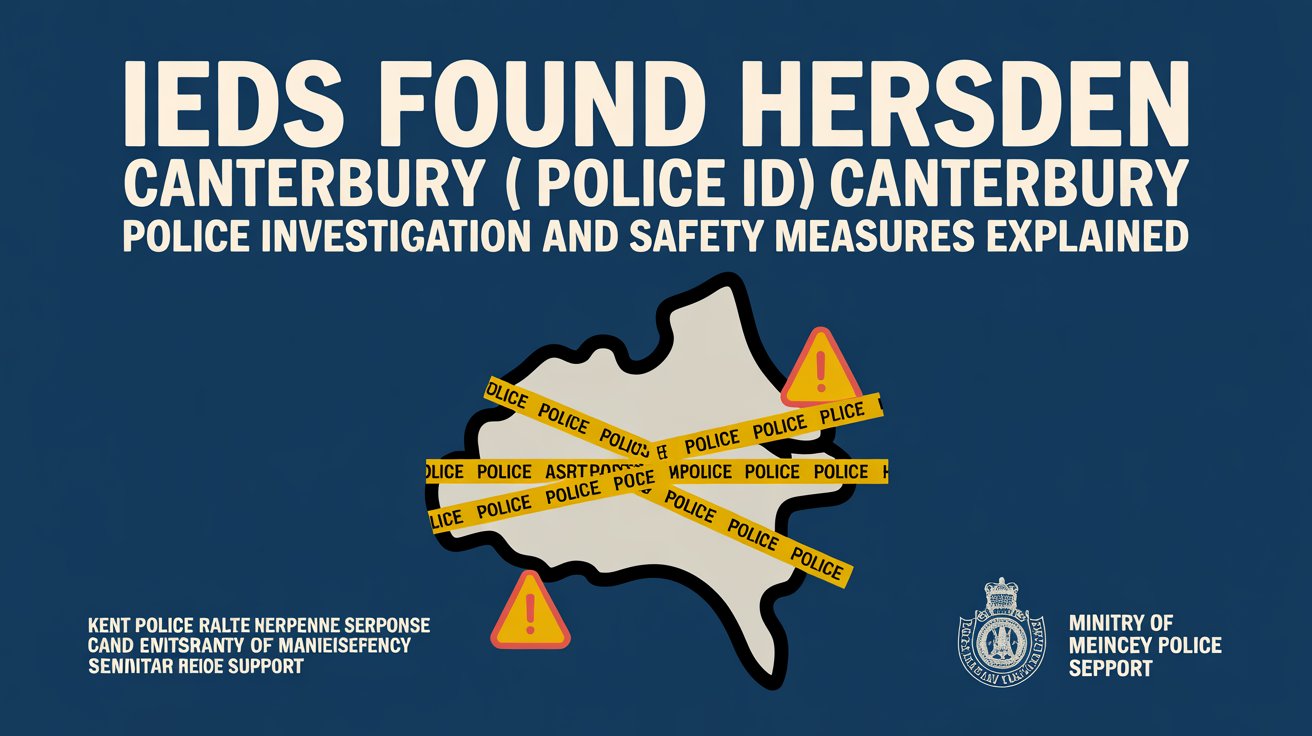 IEDs Found Hersden Canterbury