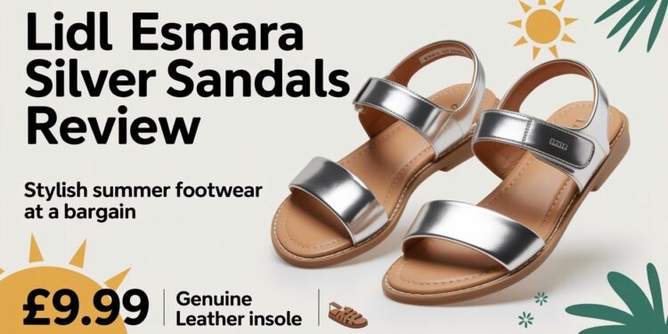 Lidl Esmara Silver Sandals Review