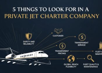 5 Things to Look for in a Private Jet Charter Company