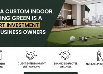 Why a Custom Indoor Putting Green Is a Smart Investment for Business Owners