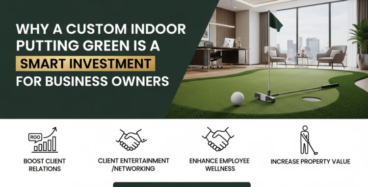 Why a Custom Indoor Putting Green Is a Smart Investment for Business Owners