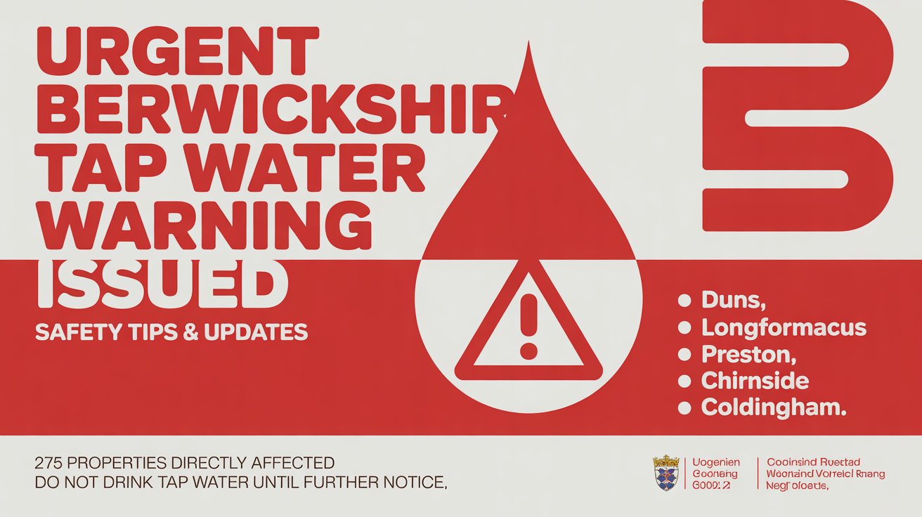 Urgent Berwickshire Tap Water Warning Issued