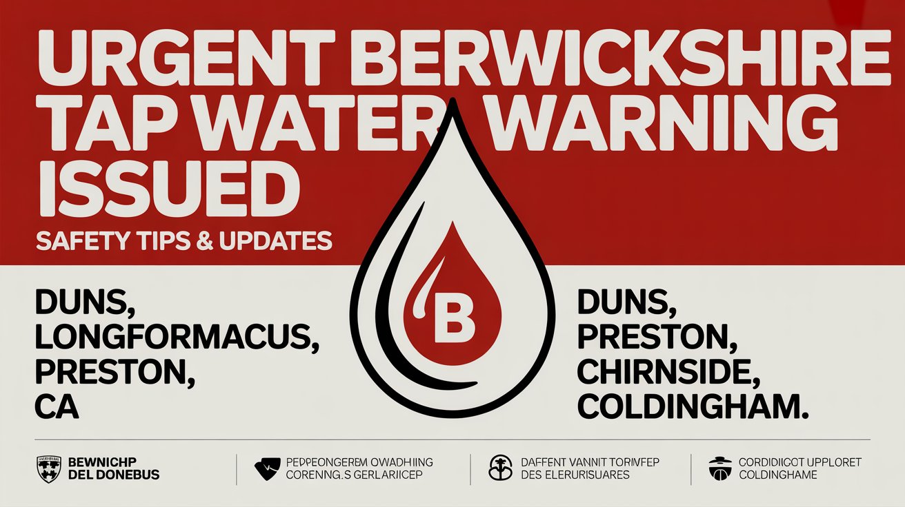 Urgent Berwickshire Tap Water Warning Issued