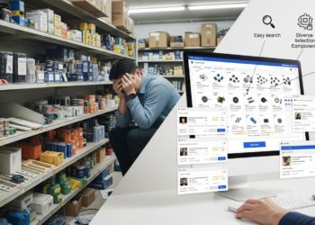 What are the benefits of buying components from online stores