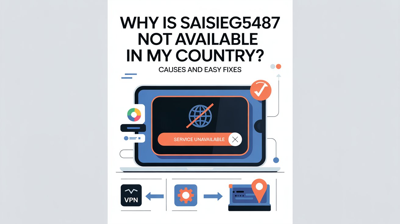 Why Is Saisiege5487 Not Available in My Country?