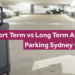 Short Term vs Long Term Airport Parking Sydney Guide