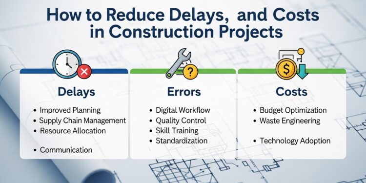 How to Reduce Delays, Errors, and Costs in Construction Projects
