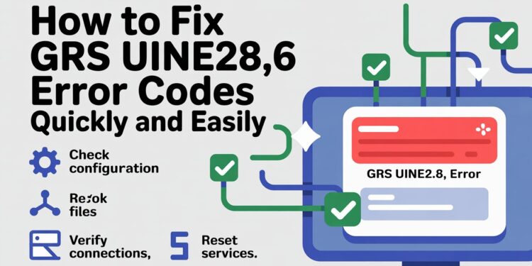 GRS UINE28.6 Error Codes