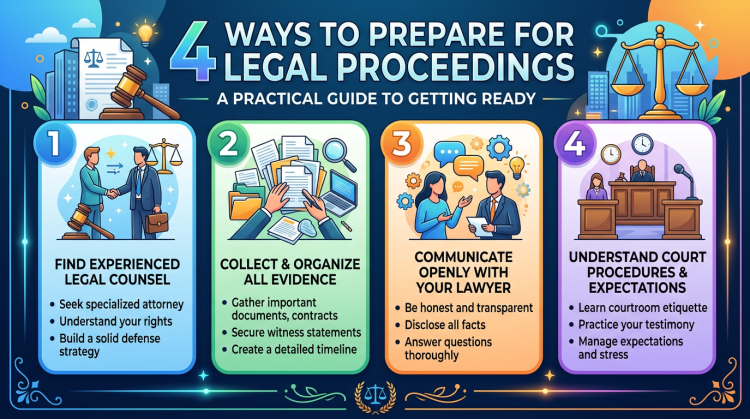 4 Ways to Prepare for Legal Proceedings