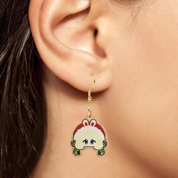 Best Custom Wooden Earrings and Ear Studs Featuring Vograce Quality and Style